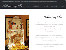 Tablet Screenshot of amazingice.com